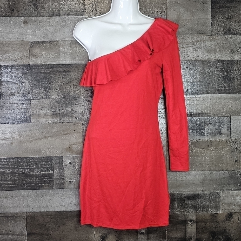 New Divided by H&M One shoulder fitted dress Sz 6